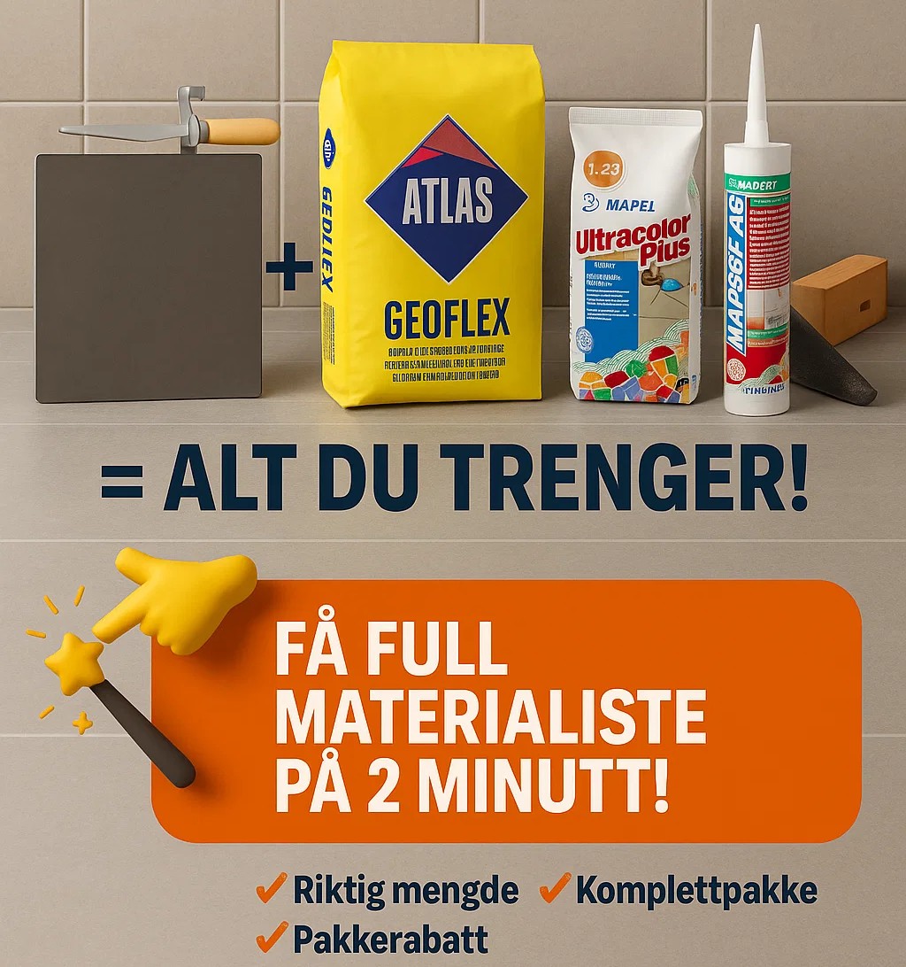 Beregn materialbehov